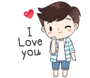 💞 emoji Boobib Lovely Couple @tikelku Telegram sticker 17 of 40