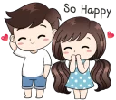 😋 emoji Boobib Lovely Couple @tikelku Telegram sticker 3 of 40