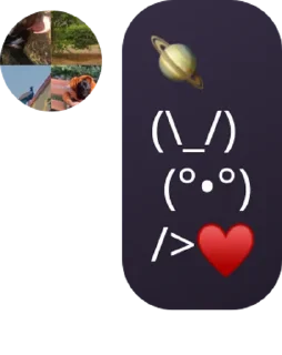 ♥️ emoji 🪐's Kang Sticker Pack Telegram sticker 23 of 110