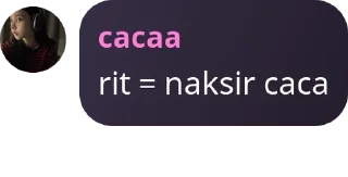 Sticker from caca