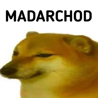 😂 emoji Cheems Text @ManasTheKing Telegram sticker 10 of 120