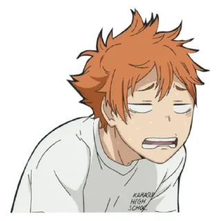 😖 emoji Haikyuu! Telegram sticker 19 of 94