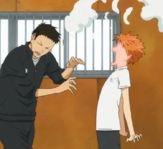 😡 emoji Haikyuu! Telegram sticker 5 of 120