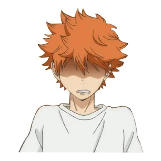😨 emoji Haikyuu! Telegram sticker 20 of 94