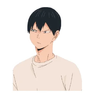🤔 emoji Haikyuu! Telegram sticker 1 of 94