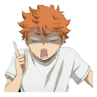 😰 emoji Haikyuu! Telegram sticker 21 of 94