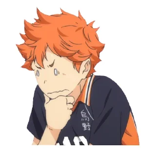 😒 emoji Haikyuu! Telegram sticker 16 of 94