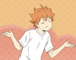 Sticker from Haikyuu