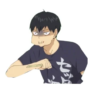 🤢 emoji Haikyuu! Telegram sticker 5 of 94