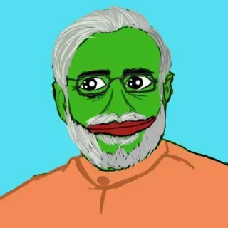 🤔 emoji Pepe new @ManasTheKing Telegram sticker 18 of 120