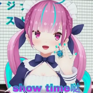 Sticker from 湊あくあ @konaqua