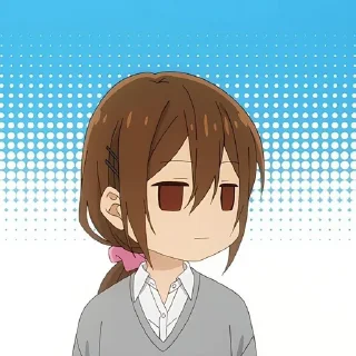 😐 emoji Hori's sticker pack (@YaeMiko_Roxbot) Telegram sticker 21 of 49