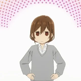 😐 emoji Hori's sticker pack (@YaeMiko_Roxbot) Telegram sticker 23 of 49