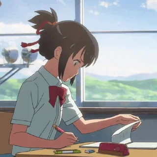 💫 emoji Mitsuha Miyamizu @Hanim1O Telegram sticker 16 of 88