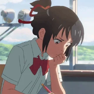 💫 emoji Mitsuha Miyamizu @Hanim1O Telegram sticker 19 of 88