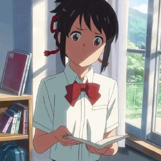 💫 emoji Mitsuha Miyamizu @Hanim1O Telegram sticker 22 of 88