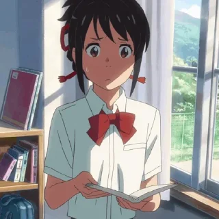 💫 emoji Mitsuha Miyamizu @Hanim1O Telegram sticker 21 of 88