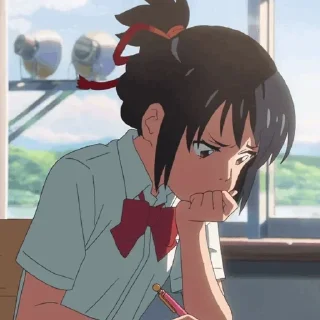 💫 emoji Mitsuha Miyamizu @Hanim1O Telegram sticker 18 of 88