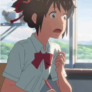 💫 emoji Mitsuha Miyamizu @Hanim1O Telegram sticker 20 of 88
