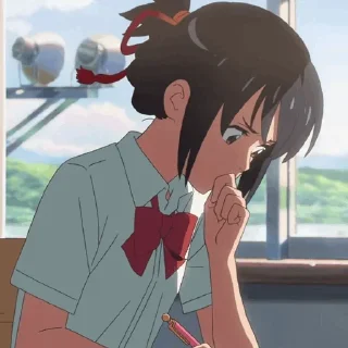 💫 emoji Mitsuha Miyamizu @Hanim1O Telegram sticker 17 of 88