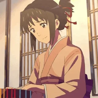 💫 emoji Mitsuha Miyamizu @Hanim1O Telegram sticker 24 of 88