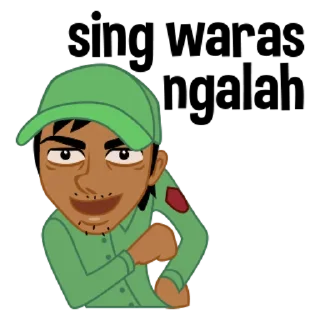😌 emoji Aku Wong Jowo /@stickers4u2 Telegram sticker 22 of 40