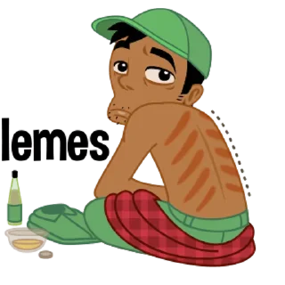 😮‍💨 emoji Aku Wong Jowo /@stickers4u2 Telegram sticker 6 of 40