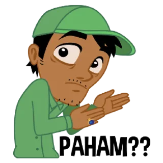 ❓ emoji Aku Wong Jowo /@stickers4u2 Telegram sticker 17 of 40
