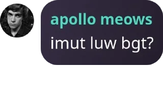 🥷 emoji apollo W rizz Telegram sticker 19 of 45