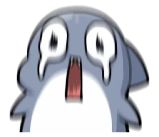😭 emoji 胖鯊魚鯊西米15調皮搗蛋 @moe_sticker_bot Telegram sticker 20 of 40