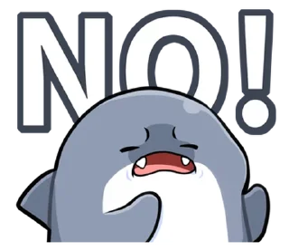 ⭐ emoji 胖鯊魚鯊西米 @moe_sticker_bot Telegram sticker 10 of 40