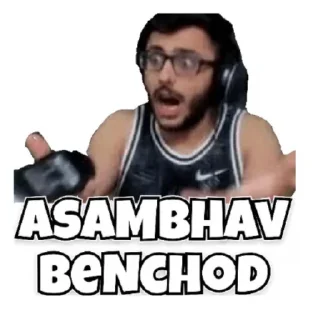 😱 emoji @stickersbag Carryminati 😉 💖 Telegram sticker 18 of 65