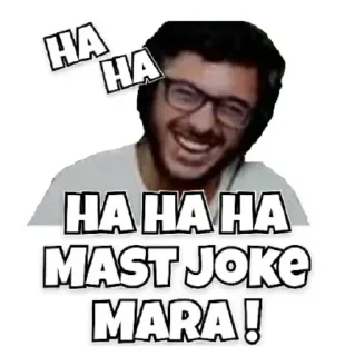 🤣 emoji @stickersbag Carryminati 😉 💖 Telegram sticker 13 of 65
