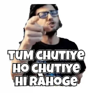 😂 emoji @stickersbag Carryminati 😉 💖 Telegram sticker 15 of 65