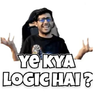 🤷‍♂ emoji @stickersbag Carryminati 😉 💖 Telegram sticker 21 of 65