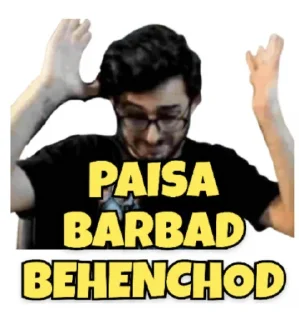 Sticker from @stickersbag Carryminati 😉💖