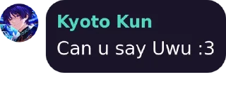 Sticker from Kyoto Kun Pack