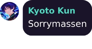 Sticker from Kyoto Kun Pack