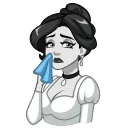 👩 emoji Lady Noir | @djpreet Telegram sticker 17 of 20