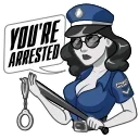 👩 emoji Lady Noir | @djpreet Telegram sticker 19 of 20