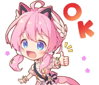 👍 emoji 桜田ハネ Telegram sticker 1 of 24
