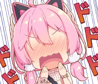 😨 emoji 桜田ハネ Telegram sticker 9 of 24