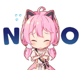 🙅‍♀️ emoji 桜田ハネ Telegram sticker 2 of 24