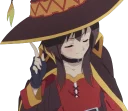 ☝ emoji めぐみん Telegram sticker 16 of 107