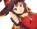👍 emoji めぐみん Telegram sticker 17 of 107
