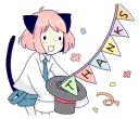 Sticker from ねこみみっこネココ3