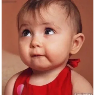 Sticker from baby
