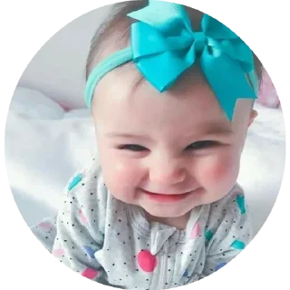 Sticker from baby