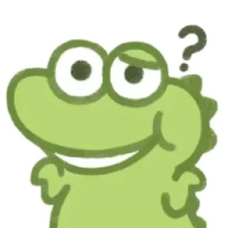 ❓ emoji 抹茶旦旦 👉🏻表情包基地 @doututiezhi Telegram sticker 6 of 119