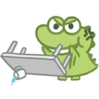 🥊 emoji 抹茶旦旦 👉🏻表情包基地 @doututiezhi Telegram sticker 21 of 119